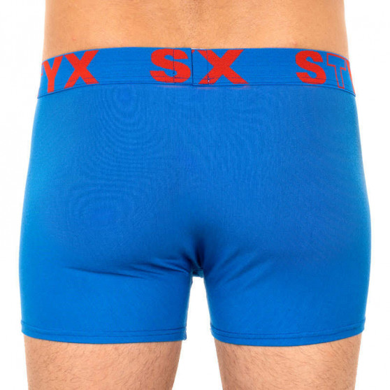 3PACK vīriešu bokseru šorti Styx sport elastīgi zili (G9676869)