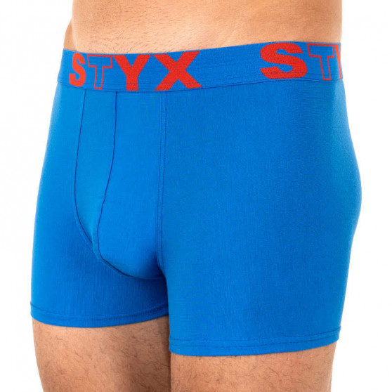 3PACK vīriešu bokseru šorti Styx sport elastīgi zili (G9676869)