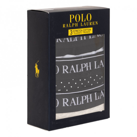 3PACK vīriešu bokseru šorti Ralph Lauren daudzkrāsaini (714662050058)