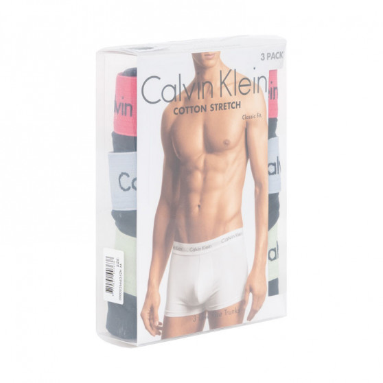 3PACK vīriešu bokseru šorti Calvin Klein melni (U2664G-FZH)