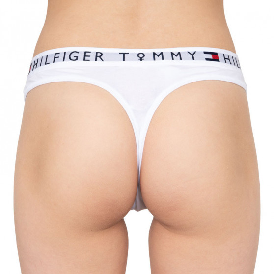 Sieviešu stringi Tommy Hilfiger white (UW0UW02220 YCD)