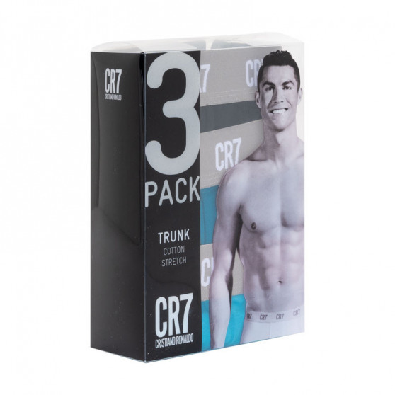 3PACK vīriešu bokseru šorti CR7 daudzkrāsaini (8100-49-2717)