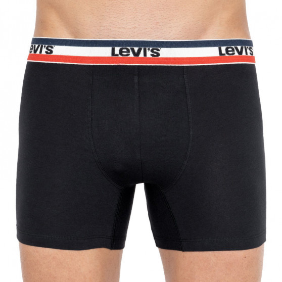 2PACK vīriešu bokseru šorti Levis melni (905005001 200)