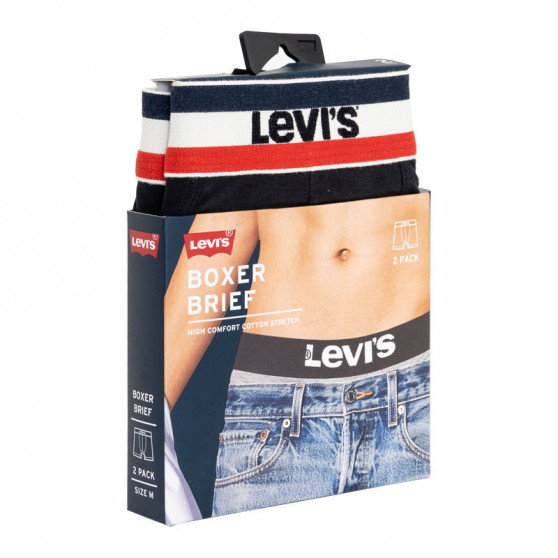 2PACK vīriešu bokseru šorti Levis melni (905005001 200)