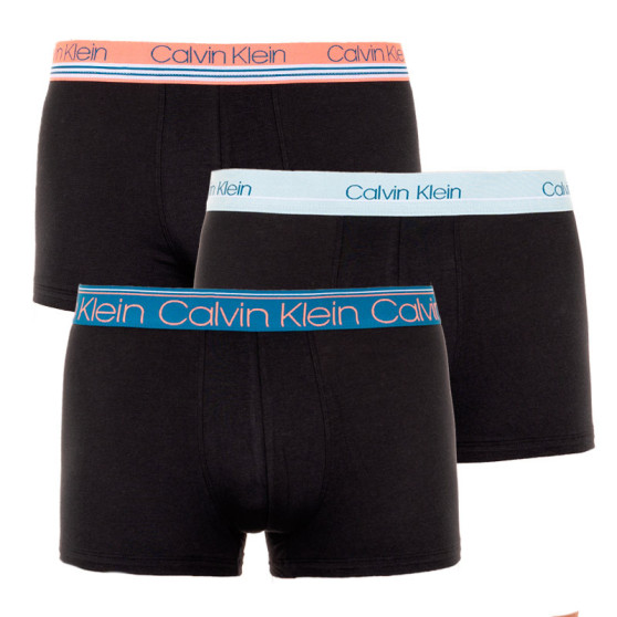 3PACK vīriešu bokseru šorti Calvin Klein melni (NB2336A-BFR)