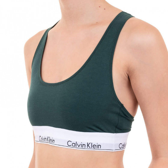 Sieviešu krūšturis Calvin Klein tumši zaļš (F3785E-CP2)