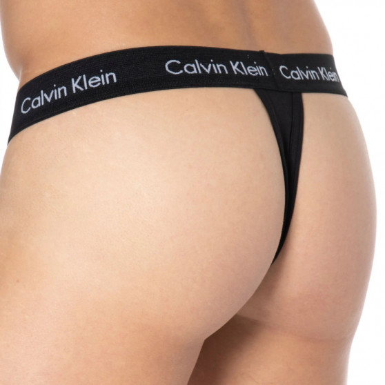 2PACK vīriešu stringi Calvin Klein melni (NB2208A-001)