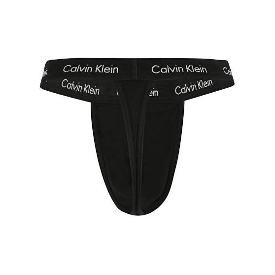 2PACK vīriešu stringi Calvin Klein melni (NB2208A-001)