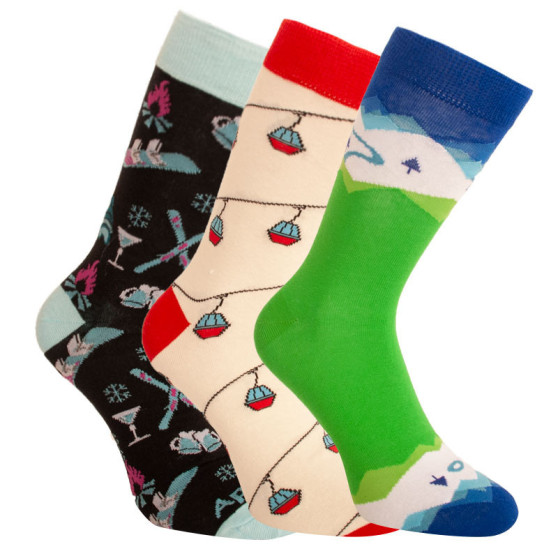 3PACK crazy socks Bellinda daudzkrāsainas (1004-305 B)