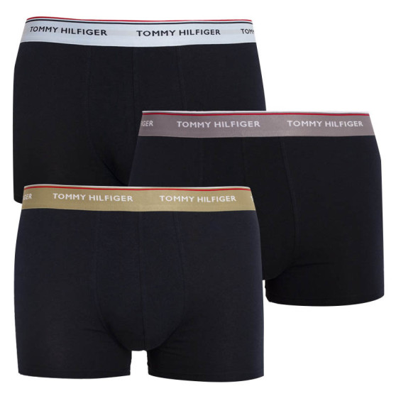 3PACK vīriešu bokseru šorti Tommy Hilfiger tumši zili (UM0UM01642 0TW)