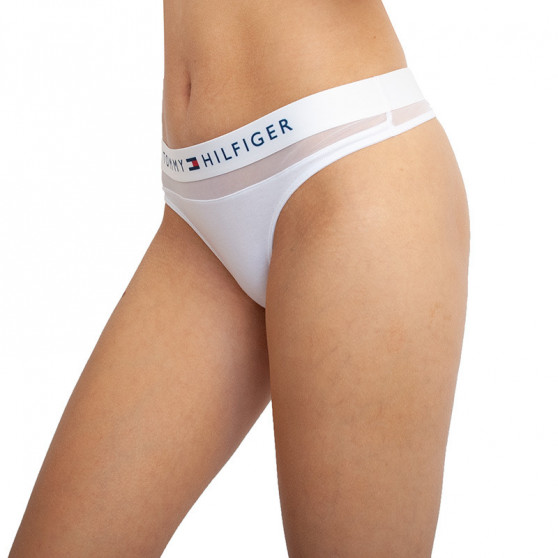 Sieviešu stringi Tommy Hilfiger white (UW0UW00064 100)