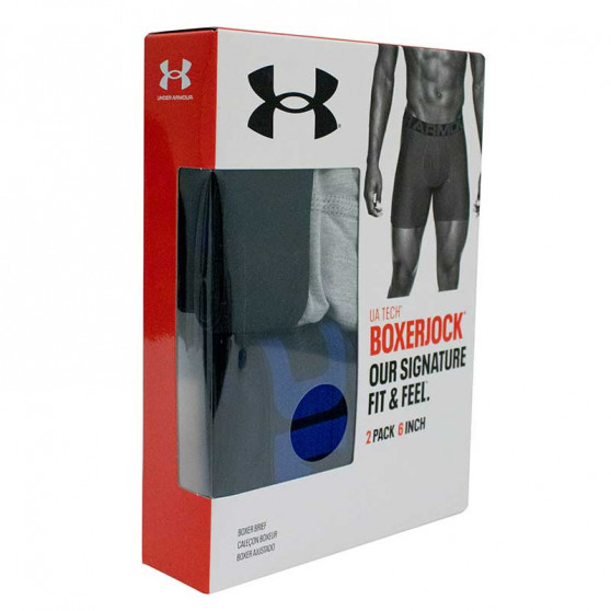 2PACK vīriešu bokseru šorti Under Armour melni (1363619 001)