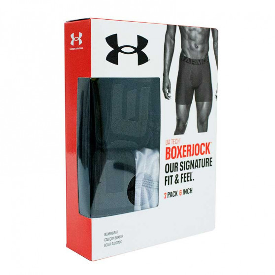 3PACK vīriešu bokseru šorti Under Armour pelēki (1363617 011)