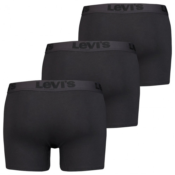 3PACK vīriešu bokseru šorti Levis melni (905045001 001)