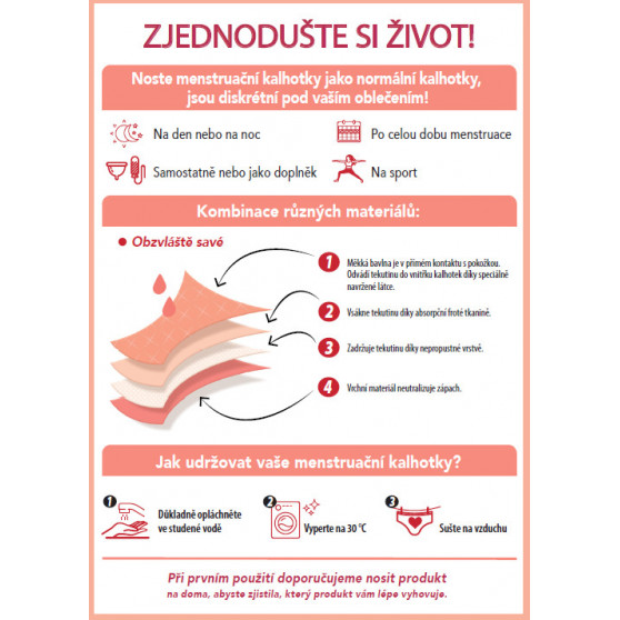 Sieviešu biksītes DIM menstruālās melnas (D0AYB-0HZ)