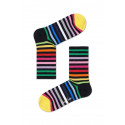 Zeķes Happy Socks Athletic Stripped Mid High Zeķes (ATSTR14-9300)