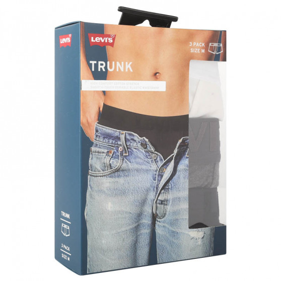 3PACK vīriešu bokseru šorti Levis daudzkrāsaini (905045001 010)