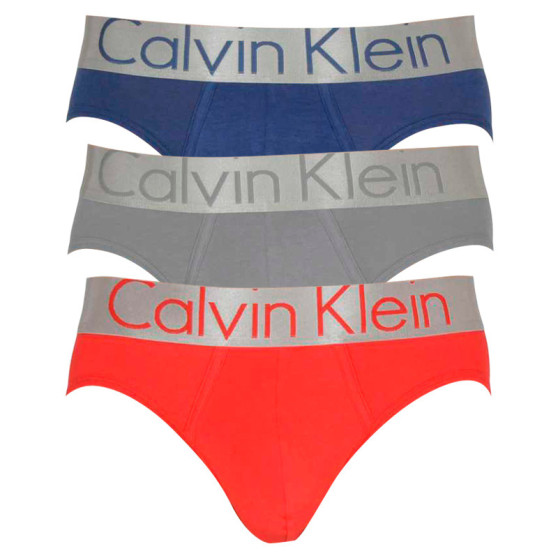 3PACK vīriešu apakšbikses Calvin Klein daudzkrāsains (NB2452A-KHX)