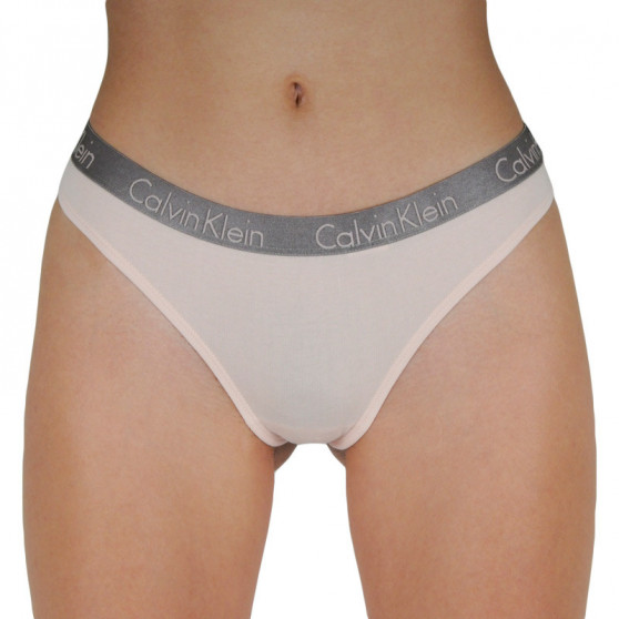 3PACK Sieviešu stringi Calvin Klein daudzkrāsains (QD3560E-T7W)