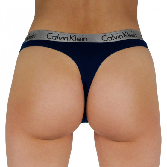 3PACK Sieviešu stringi Calvin Klein daudzkrāsains (QD3560E-T7W)