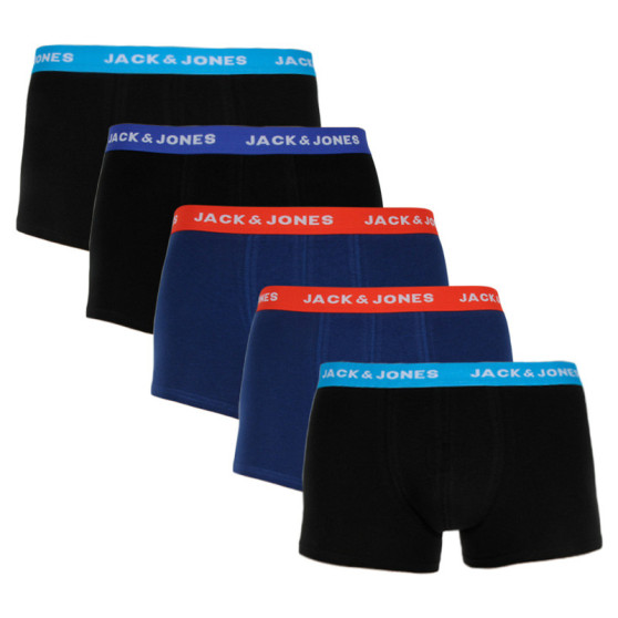 5PACK vīriešu bokseru šorti Jack and Jones daudzkrāsaini (12144536)