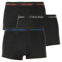 3PACK vīriešu bokseru šorti Calvin Klein melni (U2664G-WHN)