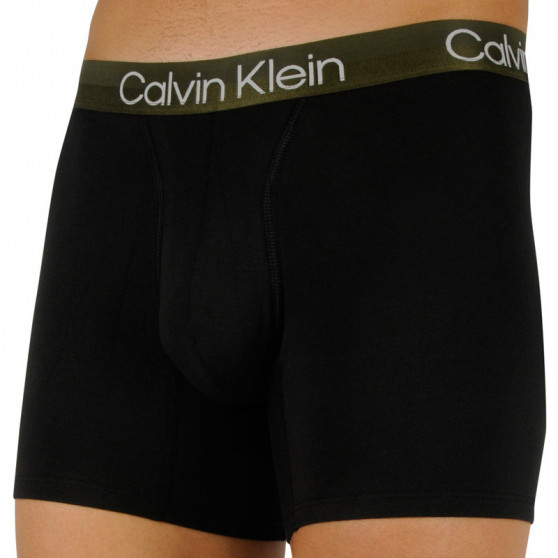 3PACK vīriešu bokseru šorti Calvin Klein melni (NB2971A-UW9)