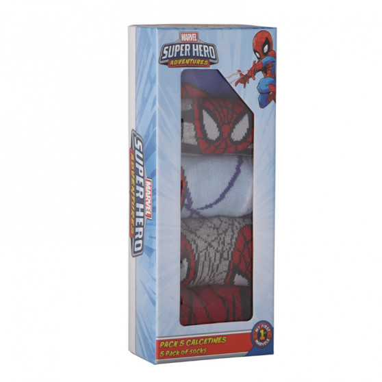 5PACK bērnu zeķes Cerdá Spiderman daudzkrāsains (2200007418)