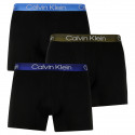 3PACK vīriešu bokseru šorti Calvin Klein melni (NB2971A-UW9)