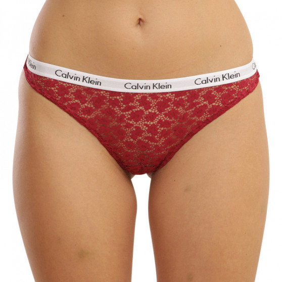 3PACK Sieviešu brazīliešu biksītes Calvin Klein daudzkrāsainas (QD3925E-W5G)