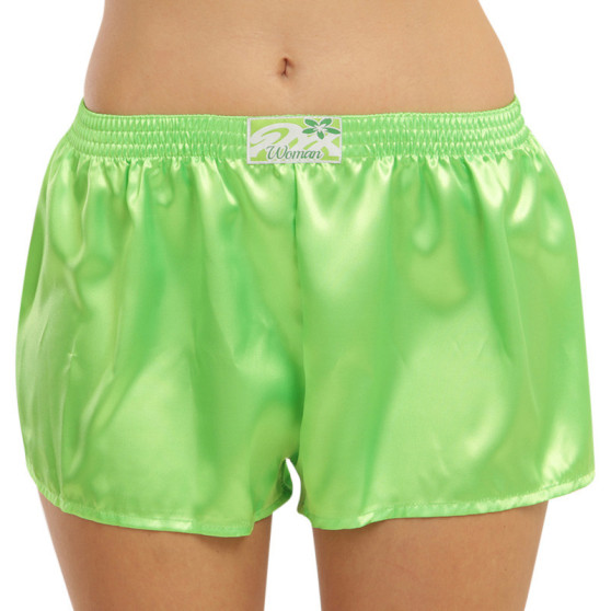 Sieviešu bokseršorti Styx classic rubber satin green (L1069)