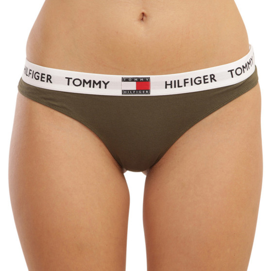 Sieviešu stringi Tommy Hilfiger green (UW0UW02198 RBN)