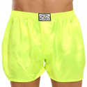 Vīriešu bokseršorti Styx classic rubber satin neon green (C1161)