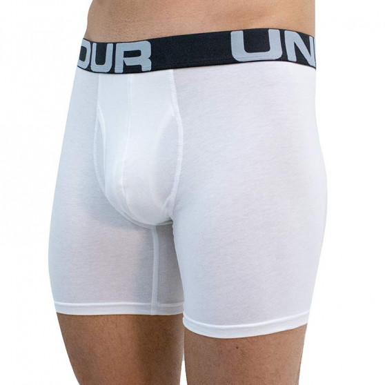 3PACK vīriešu bokseru šorti Under Armour oversized white (1363617 100)