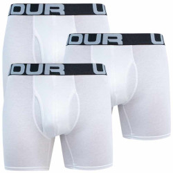 3PACK vīriešu bokseru šorti Under Armour oversized white (1363617 100)