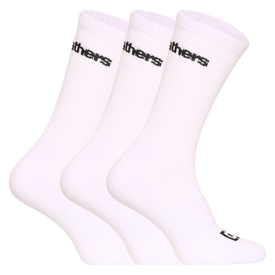 3PACK zeķes Horsefeathers baltas (AA1077B)