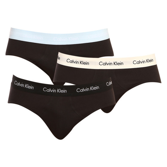 3PACK vīriešu apakšbikses Calvin Klein melnas (U2661G-1UV)