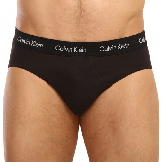 3PACK vīriešu apakšbikses Calvin Klein melnas (U2661G-1UV)