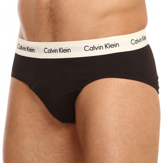 3PACK vīriešu apakšbikses Calvin Klein melnas (U2661G-1UV)