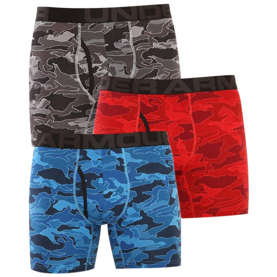 3PACK vīriešu bokseru šorti Under Armour daudzkrāsaini (1363615 011)