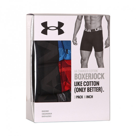 3PACK vīriešu bokseru šorti Under Armour daudzkrāsaini (1363615 011)