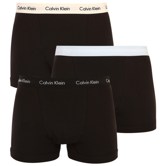 3PACK vīriešu bokseru šorti Calvin Klein melni (U2662G-1UV)