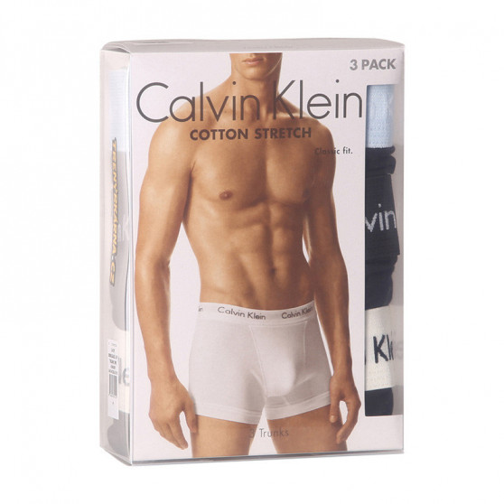 3PACK vīriešu bokseru šorti Calvin Klein melni (U2662G-1UV)