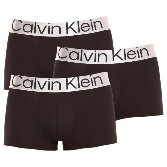 3PACK vīriešu bokseru šorti Calvin Klein melni (NB3074A-7V1)