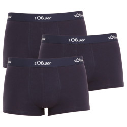 3PACK Vīriešu bokseru šorti S.Oliver tumši zili (JH-34H-18617715)