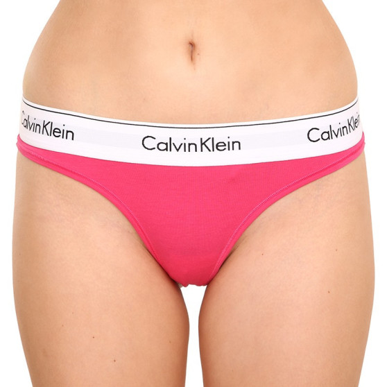 Sieviešu stringi Calvin Klein rozā (F3786E-VGY)