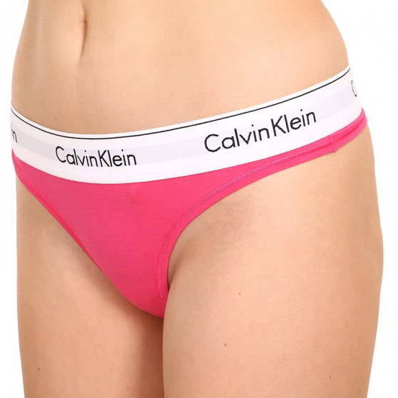 Sieviešu stringi Calvin Klein rozā (F3786E-VGY)