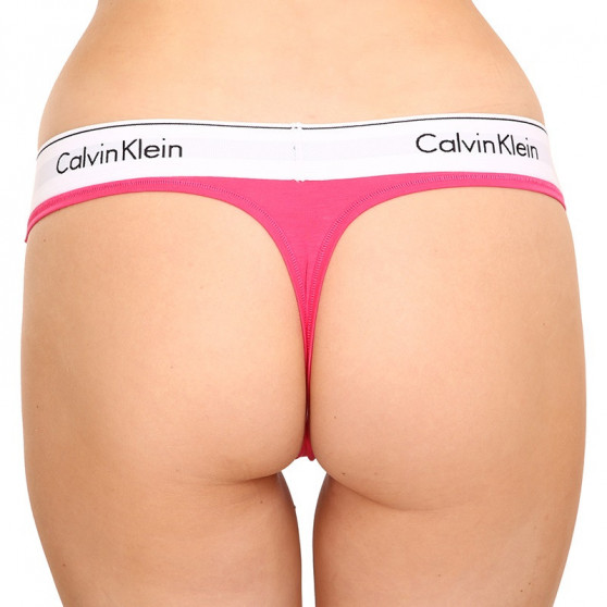 Sieviešu stringi Calvin Klein rozā (F3786E-VGY)