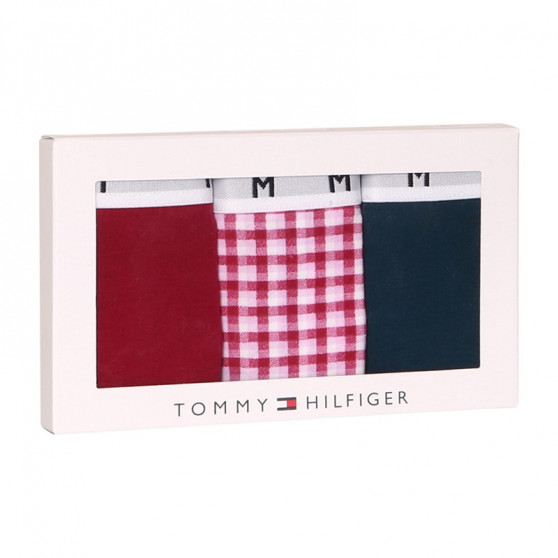 3PACK Sieviešu stringi Tommy Hilfiger daudzkrāsains (UW0UW02521 0XR)