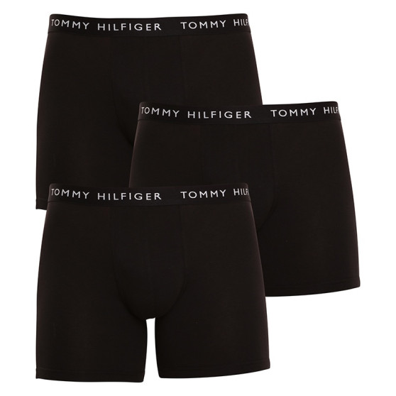 3PACK vīriešu bokseru šorti Tommy Hilfiger melni (UM0UM02204 0TE)